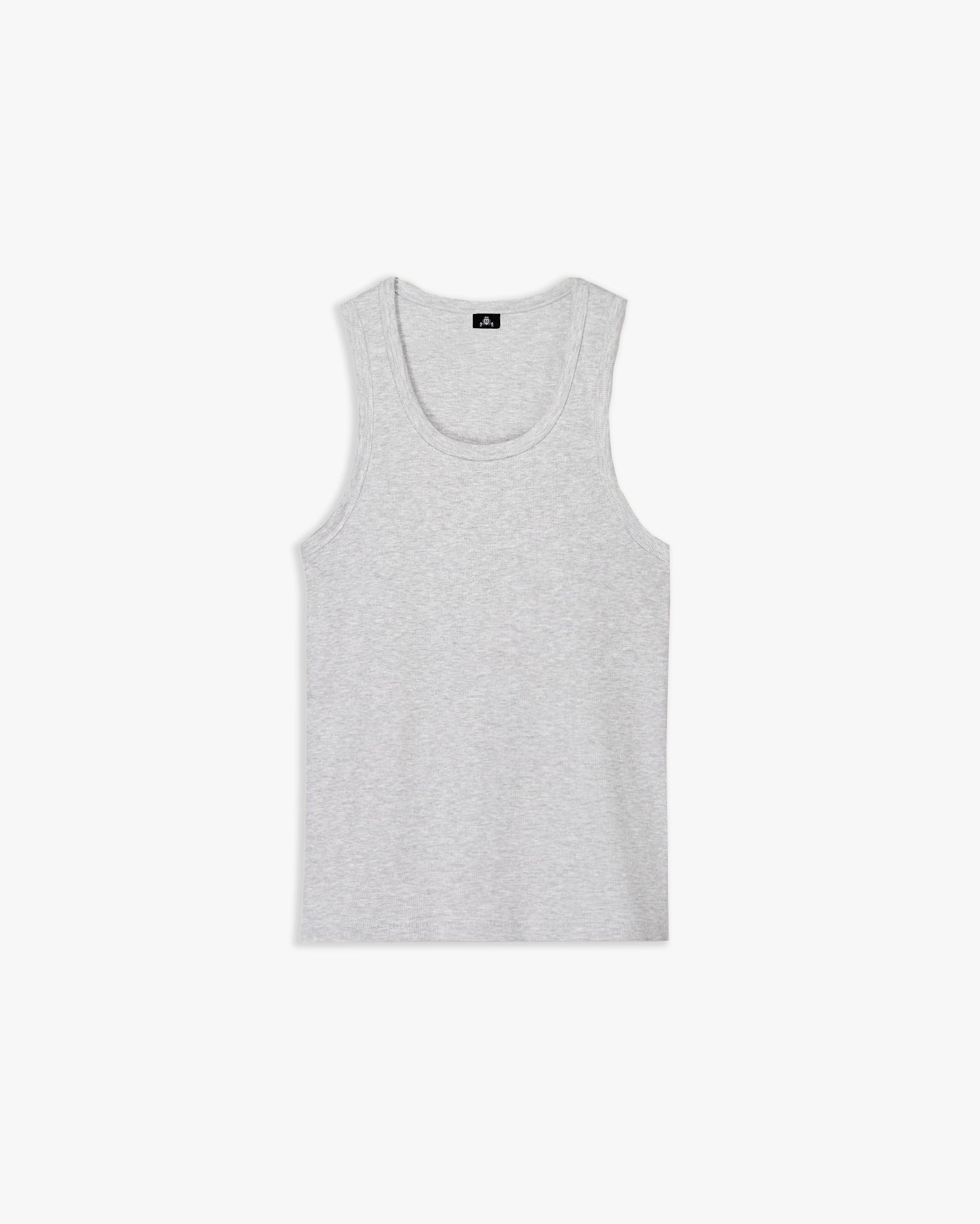 Graues geripptes Tanktop