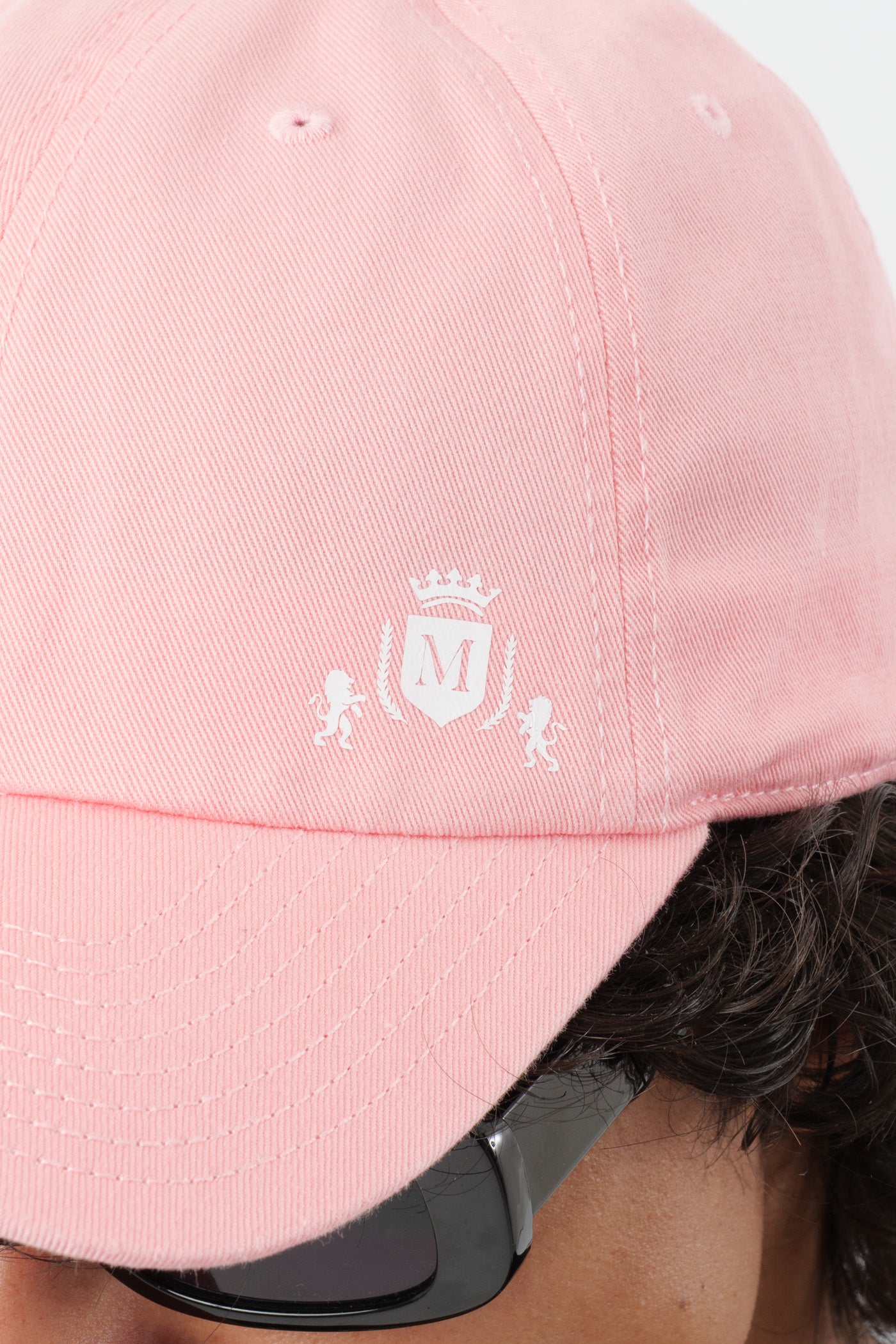 Schwarz/Pinke Logo-Mütze