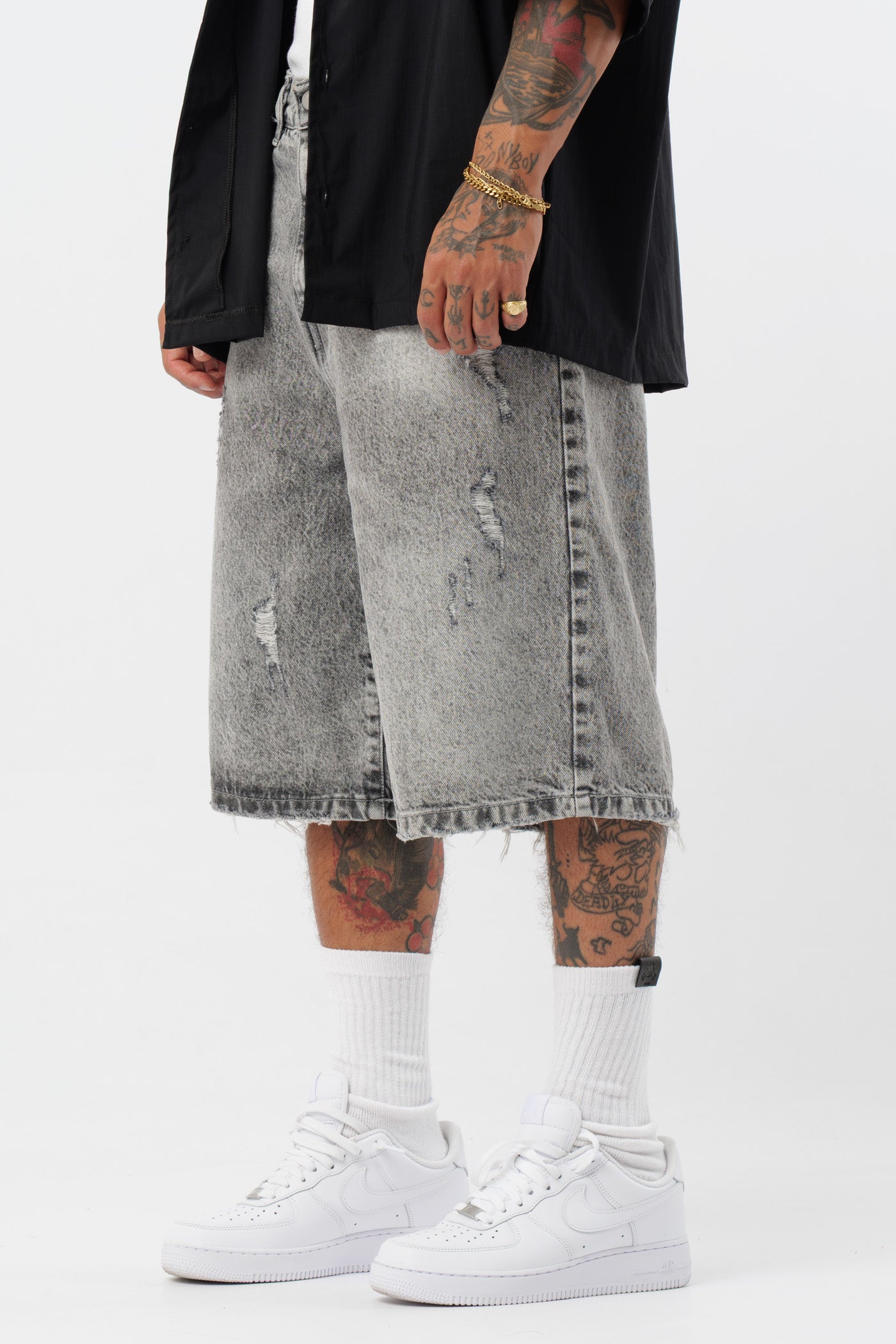 Baggy Short Schwarz