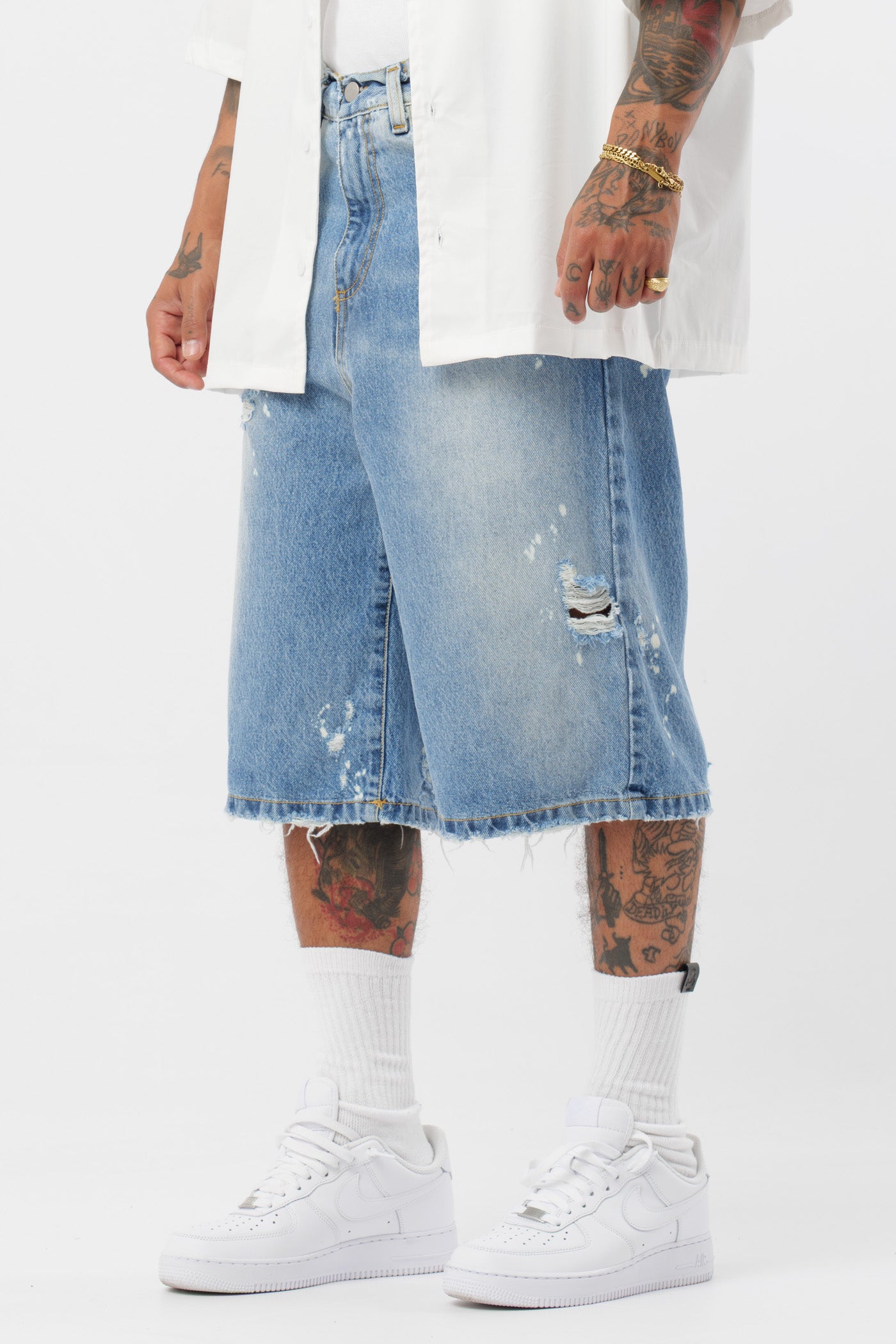 Baggy Shorts Blau