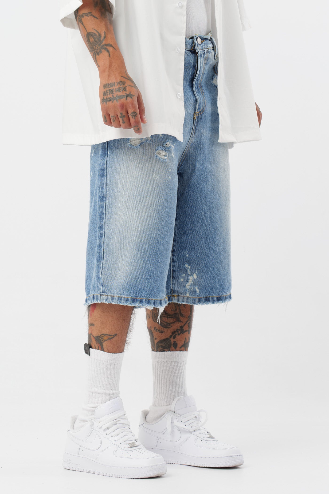 Baggy Shorts Blau
