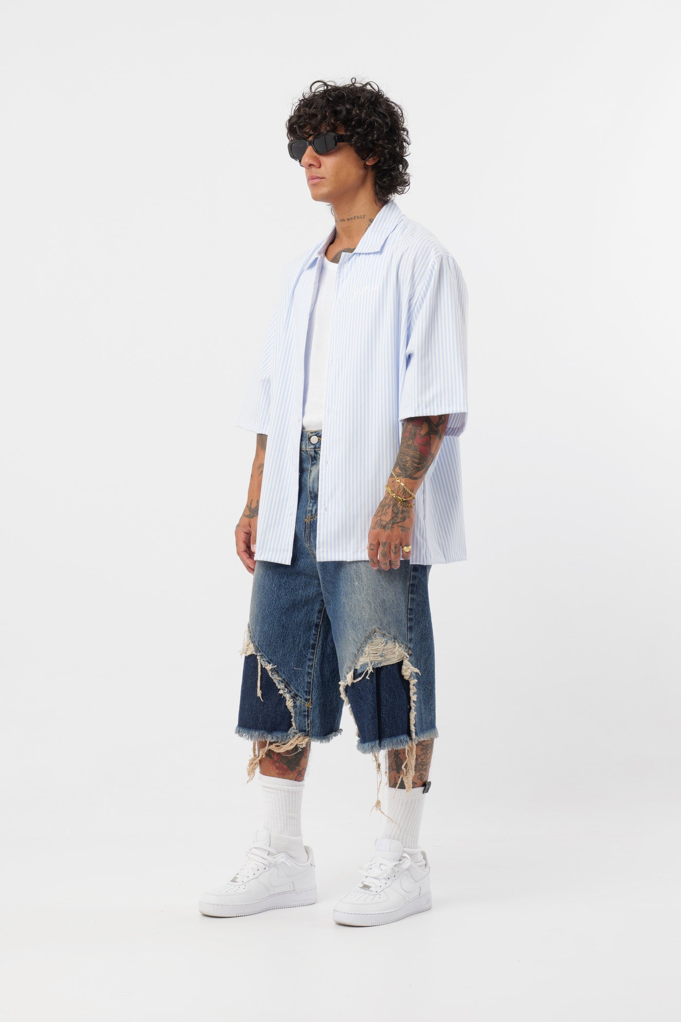 Dreieck Baggy Blau