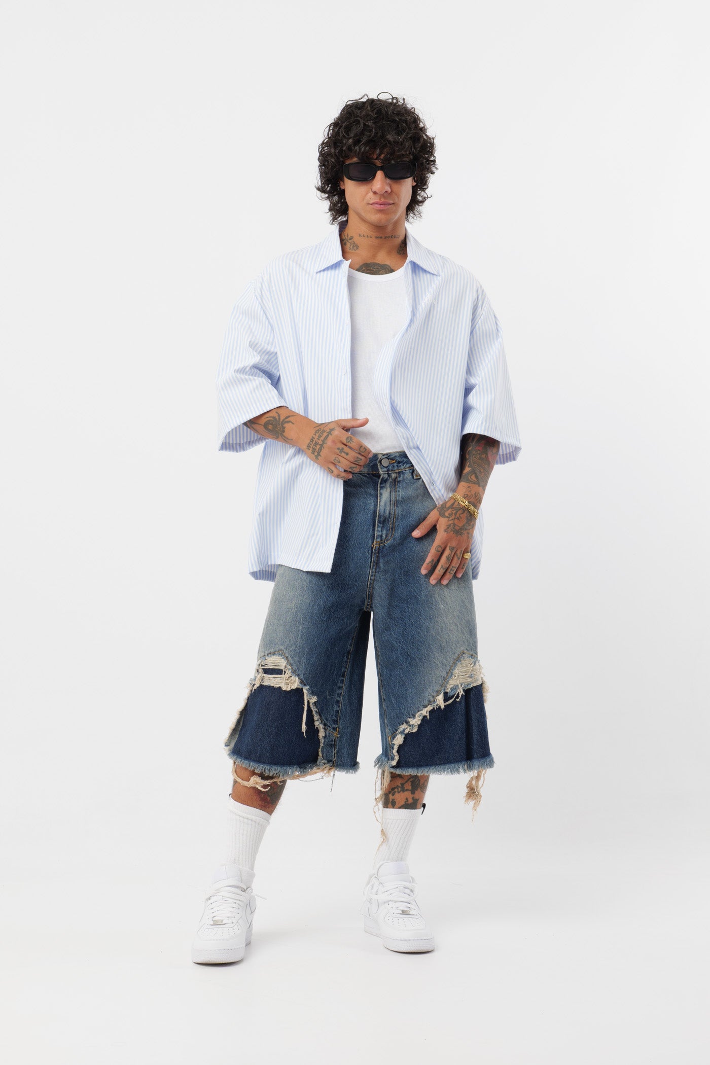 Dreieck Baggy Blau