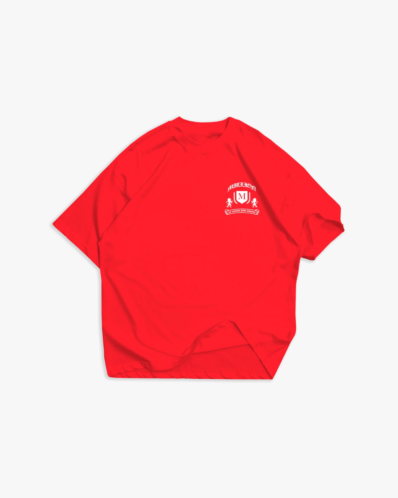 Weißes T-Shirt mit schwarzem Logo