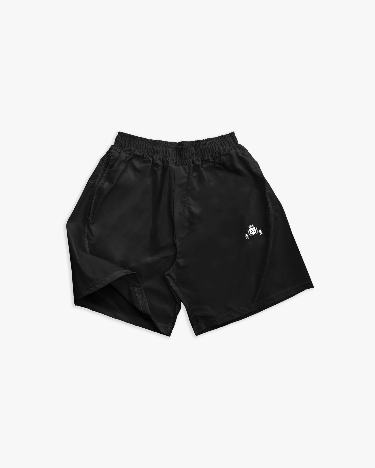 Schwarzes T-Shirt mit schwarzem Logo