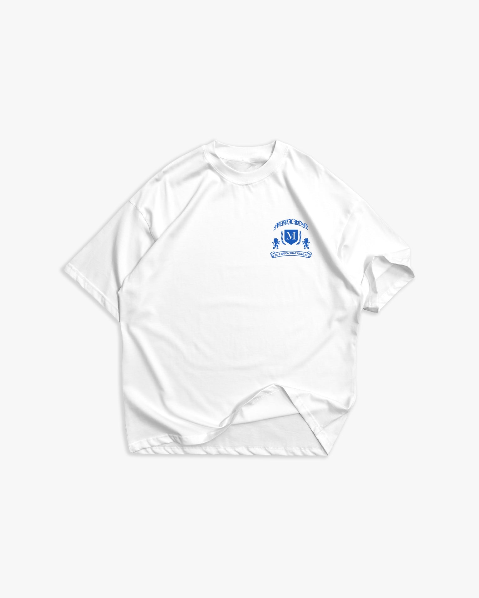 Weißes T-Shirt mit schwarzem Logo