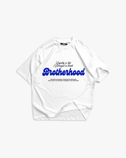 Weißes T-Shirt mit schwarzem Logo