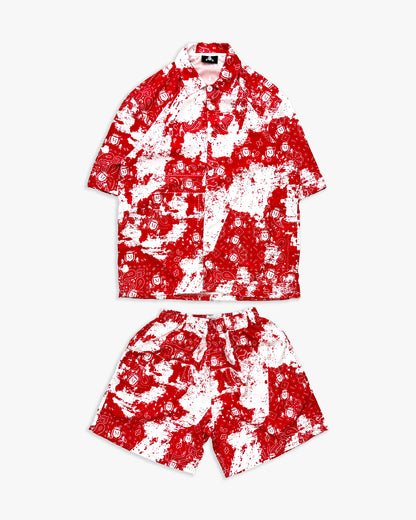 Schwarzes T-Shirt mit schwarzem Logo