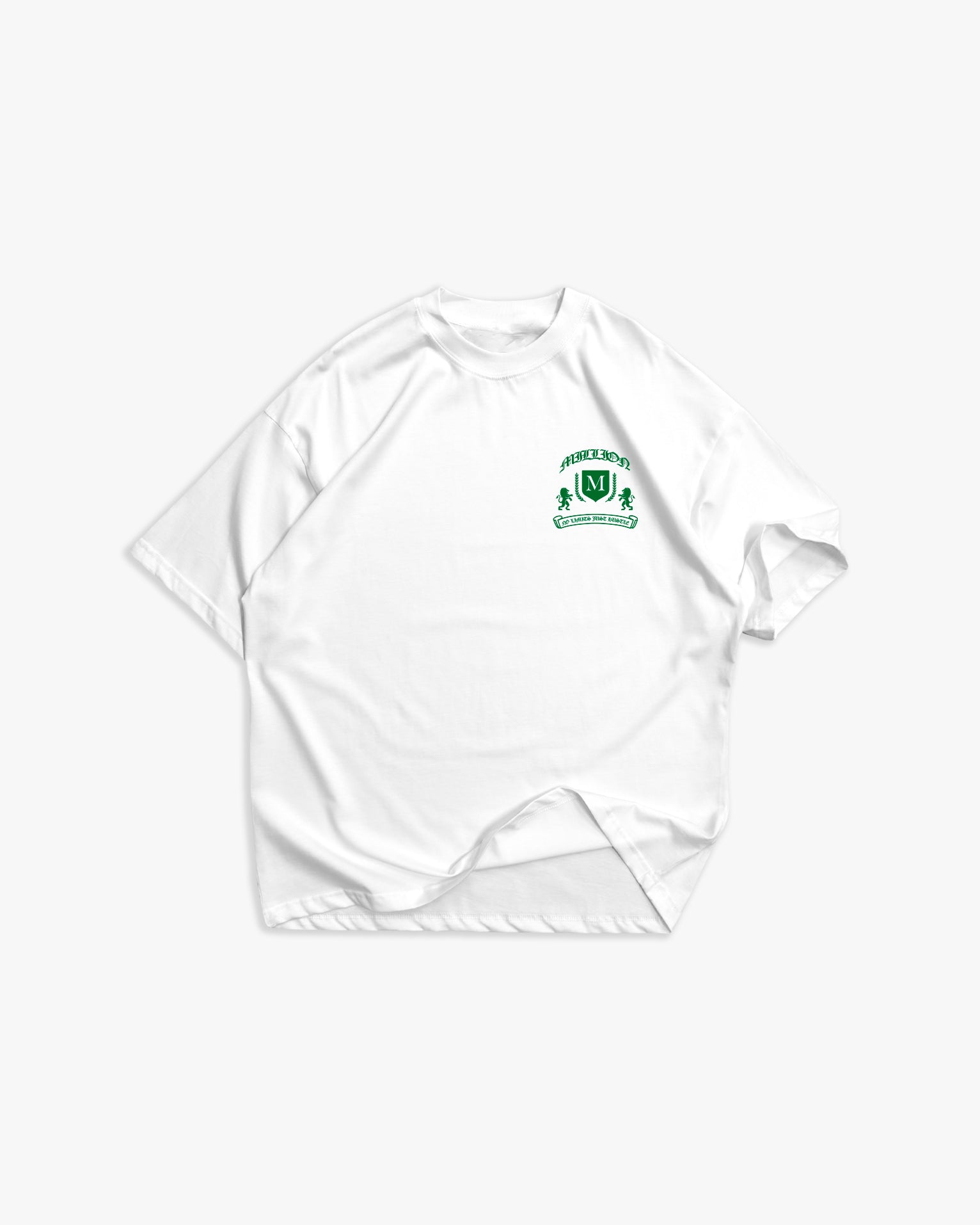 Weißes T-Shirt mit schwarzem Logo