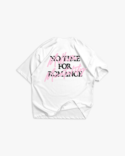 Weißes T-Shirt mit schwarzem Logo