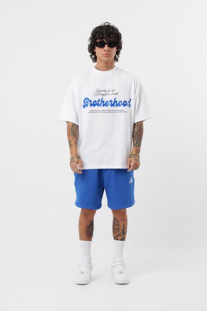 Weißes T-Shirt mit schwarzem Logo