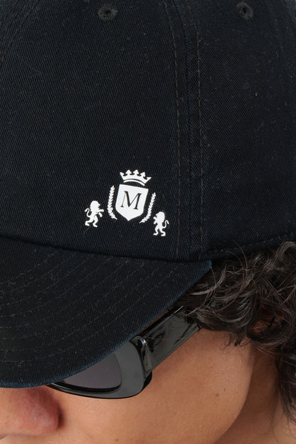 Schwarz/Pinke Logo-Mütze 