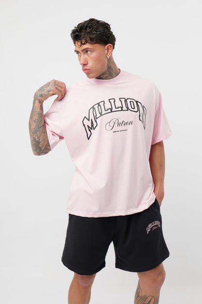 Schwarzes T-Shirt mit schwarzem Logo
