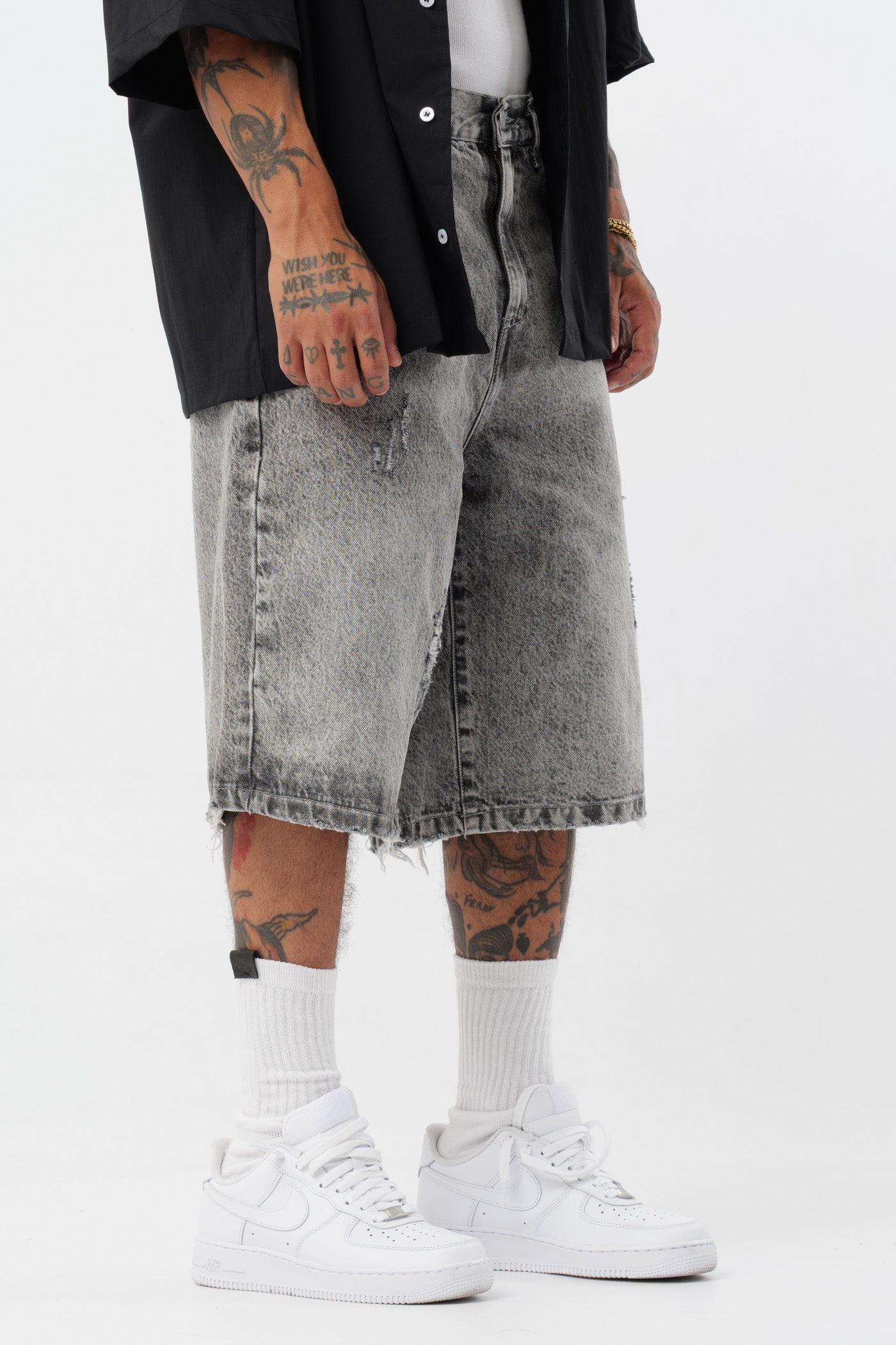 Baggy Short Schwarz