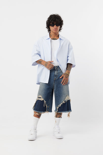 Dreieck Baggy Blau