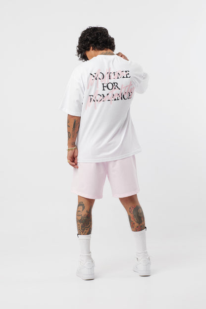 Weißes T-Shirt mit schwarzem Logo