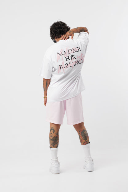 Weißes T-Shirt mit schwarzem Logo