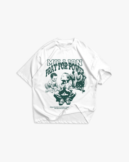 Weißes T-Shirt mit schwarzem Logo