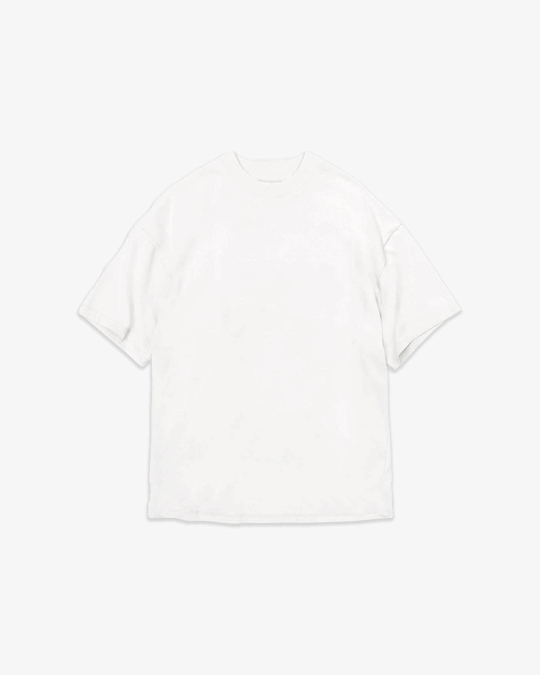 Weißes Oversize-T-Shirt