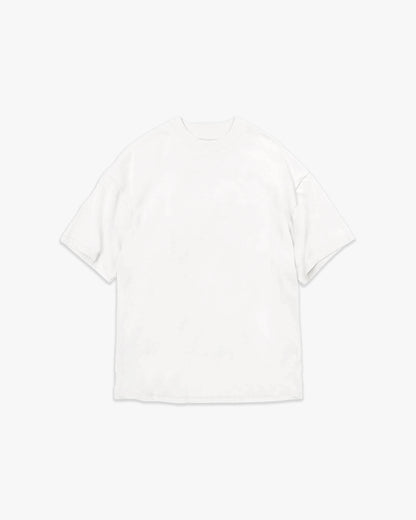 Weißes Oversize-T-Shirt